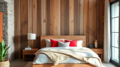 Rustic Elegance: Embracing Sustainable Charm with Reclaimed Wood Bedrooms