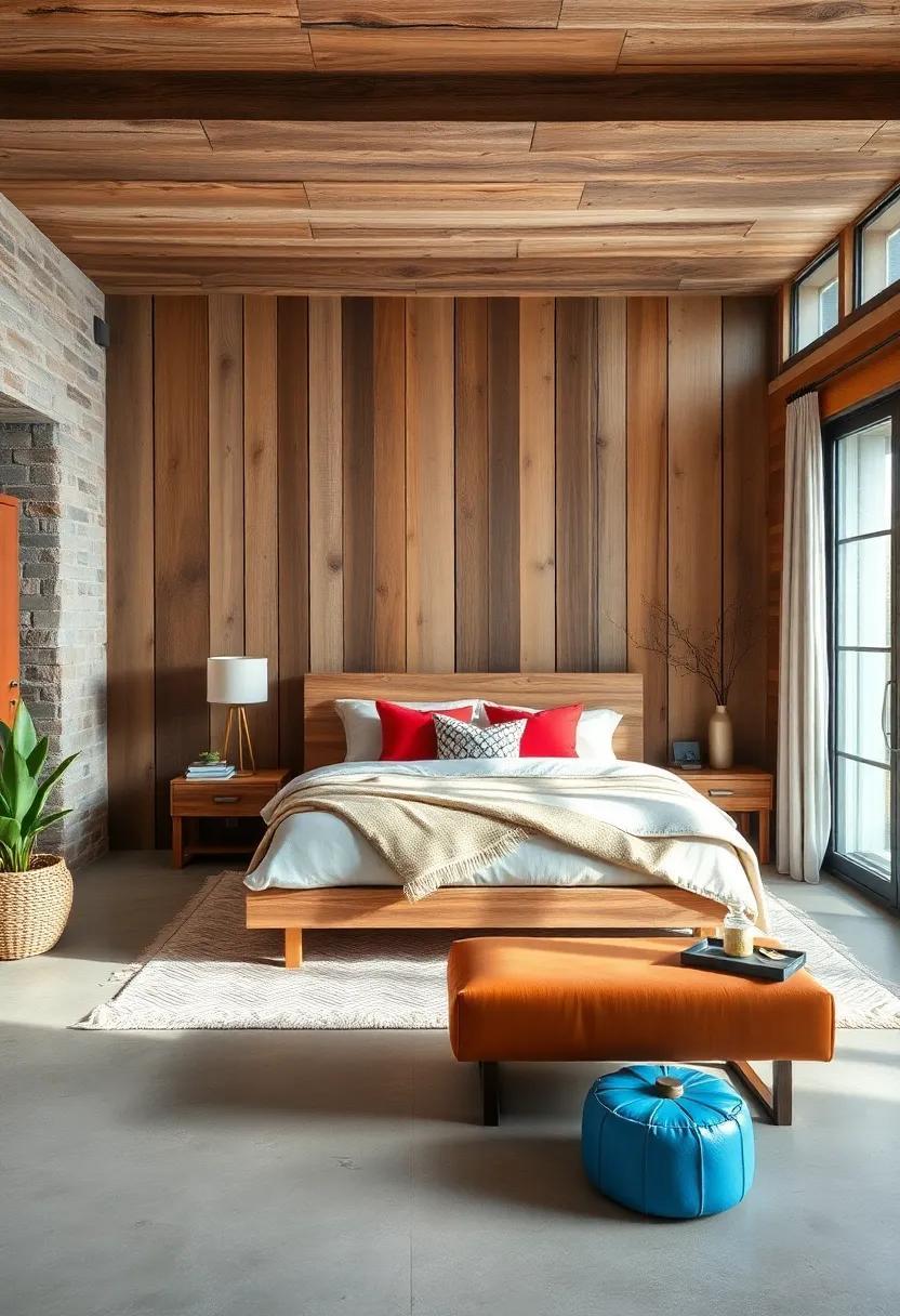 Rustic Elegance: Embracing Sustainable Charm with Reclaimed Wood Bedrooms