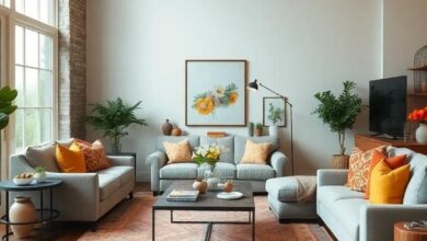 Cozy Charm: Designing a Farmhouse Living Room with Rustic Wooden Floors