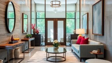 Reflective Elegance: Transform Your Entryways with Mirrored Walls