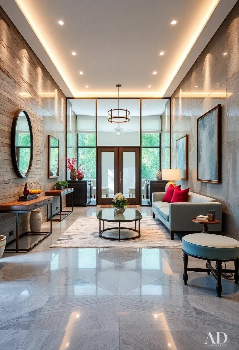 Reflective Elegance: Transform Your Entryways with Mirrored Walls