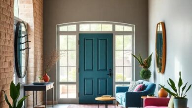 Making a Statement: Bold Color Accents to Transform Your Entryway