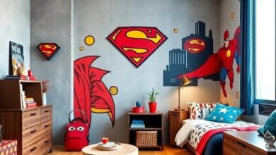 Bold and Vibrant: Designing a Superhero-Themed Bedroom for Boys
