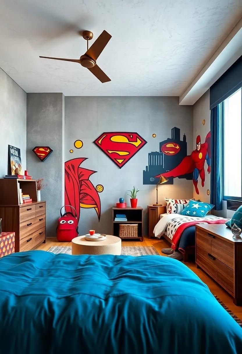 Bold and Vibrant: Designing a Superhero-Themed Bedroom for Boys