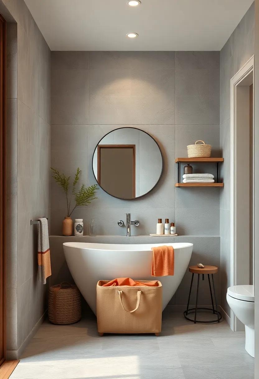 Bins With Adjustable Height Features To Accommodate Different Bathroom Shelves And Cabinets