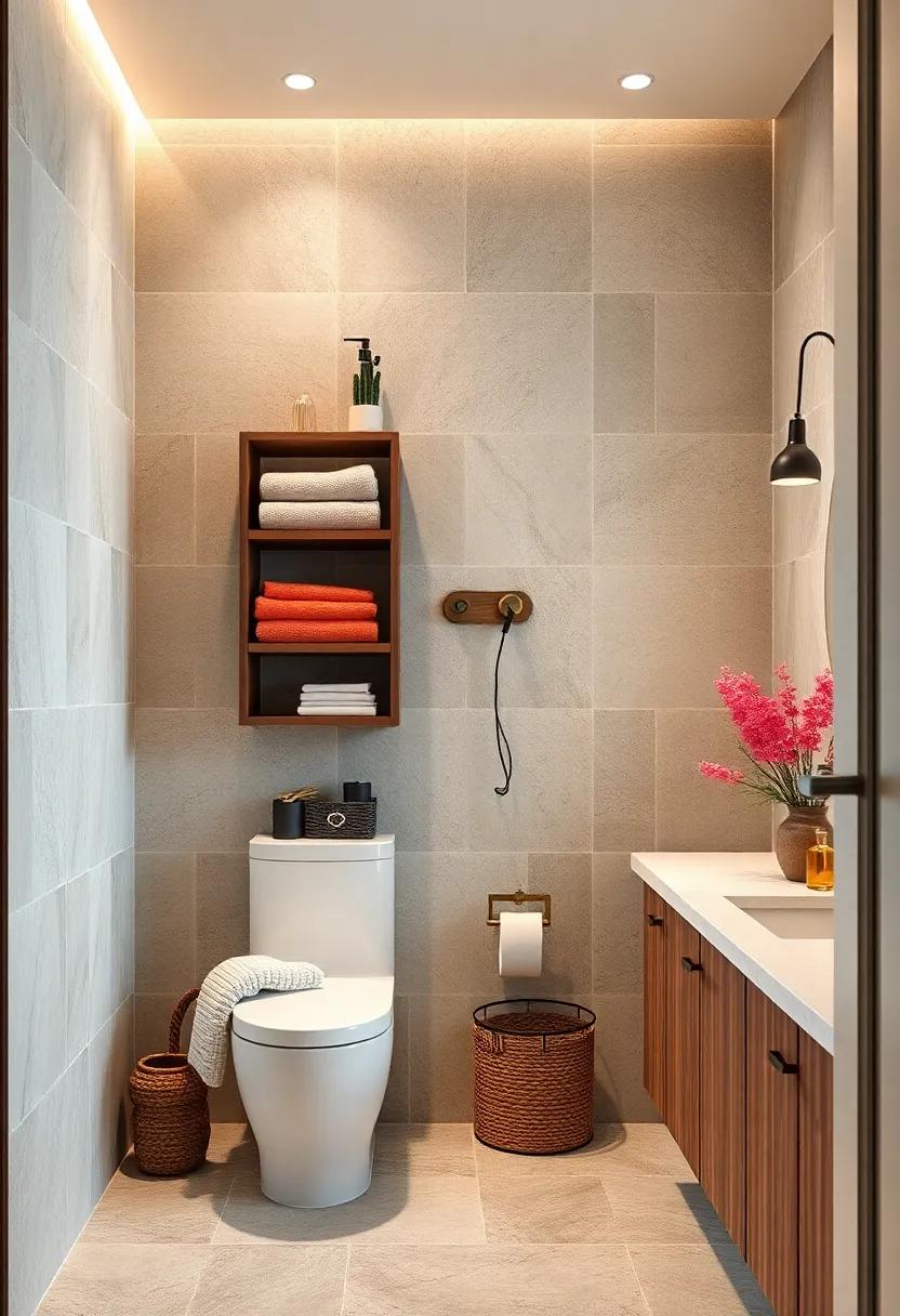 Compact Stackable Bins Optimized For Maximizing Vertical Space In Small Bathrooms