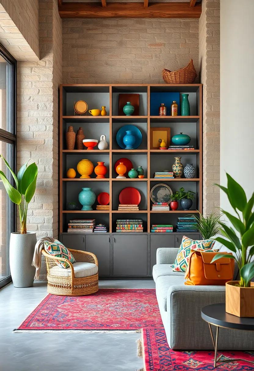 Dynamic Pattern Pairings Creating Visual Interest and Texture in Eclectic Interior Spaces