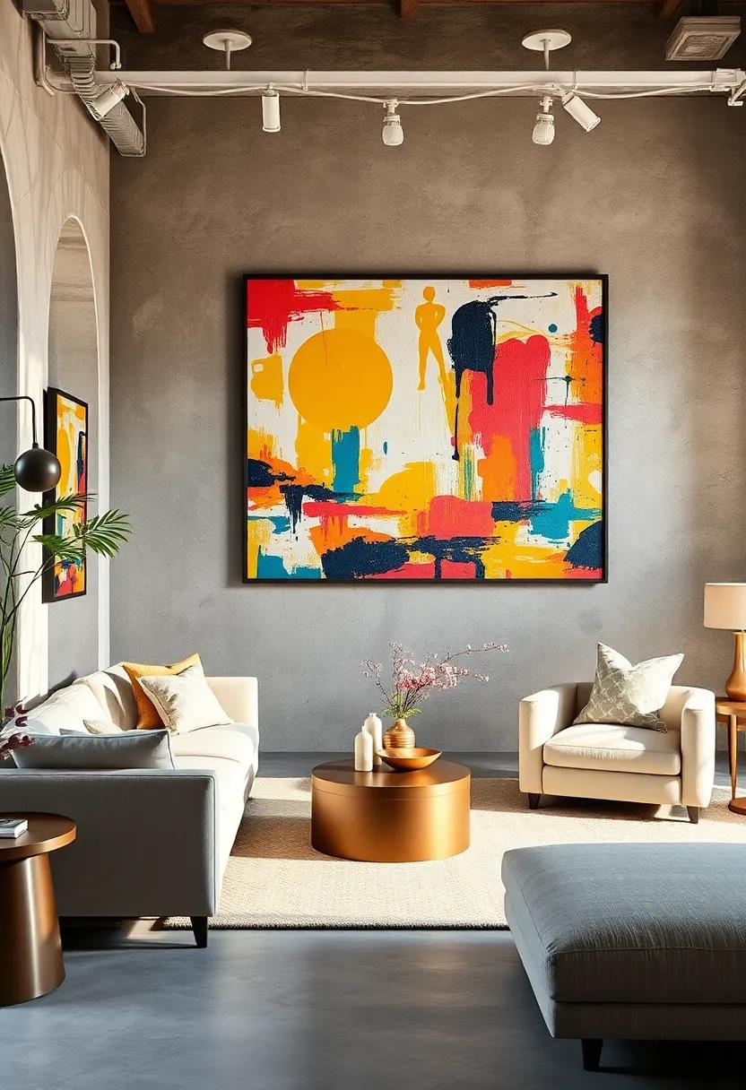 Expressive Brush Strokes and Mixed Media Elements Breathing Life Into Cultural Fusion Artworks