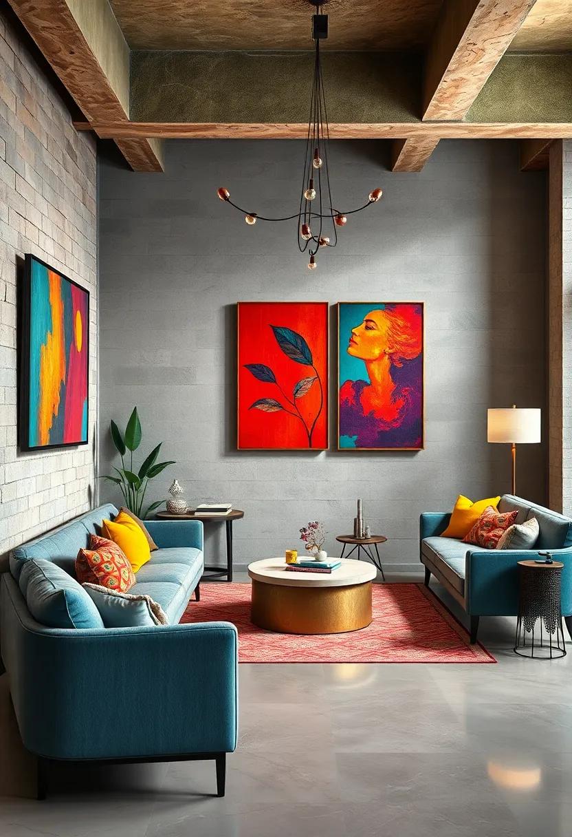 Vibrant Color Contrasts Bringing Energy and Movement to Cross-Cultural Artistic Displays