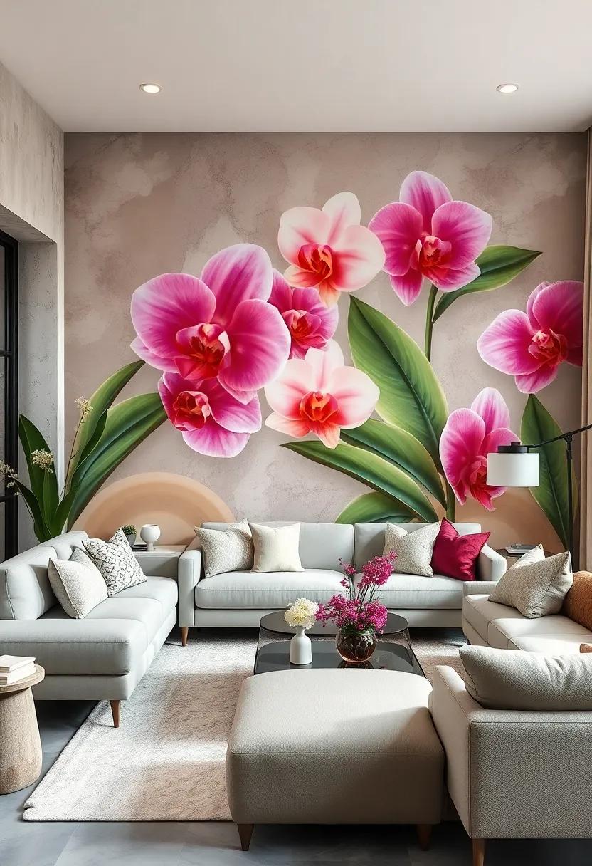 Wild Orchid Bloom Designs Introducing Exotic Beauty and Intrigue to Your Room