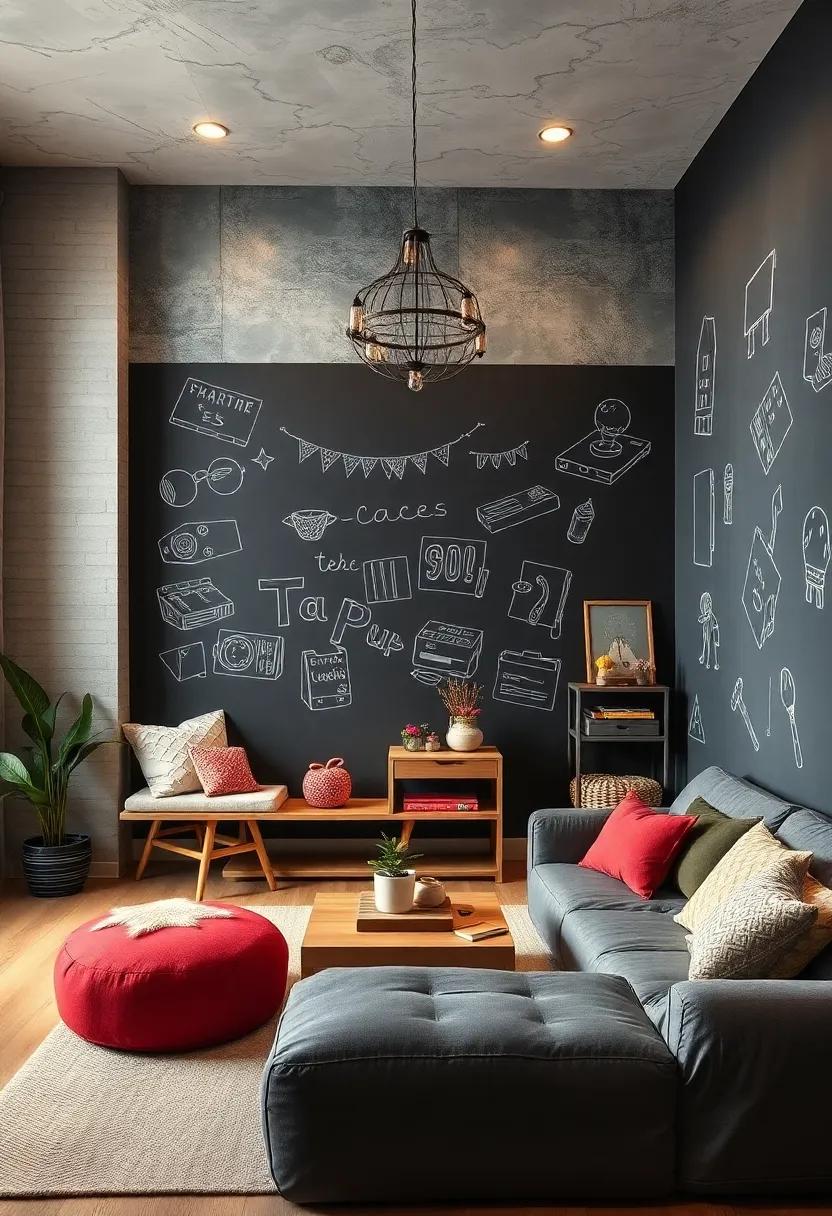 Chalkboard Walls For Interactive Drawing Spaces Encouraging Creativity And Free Expression For Every Child