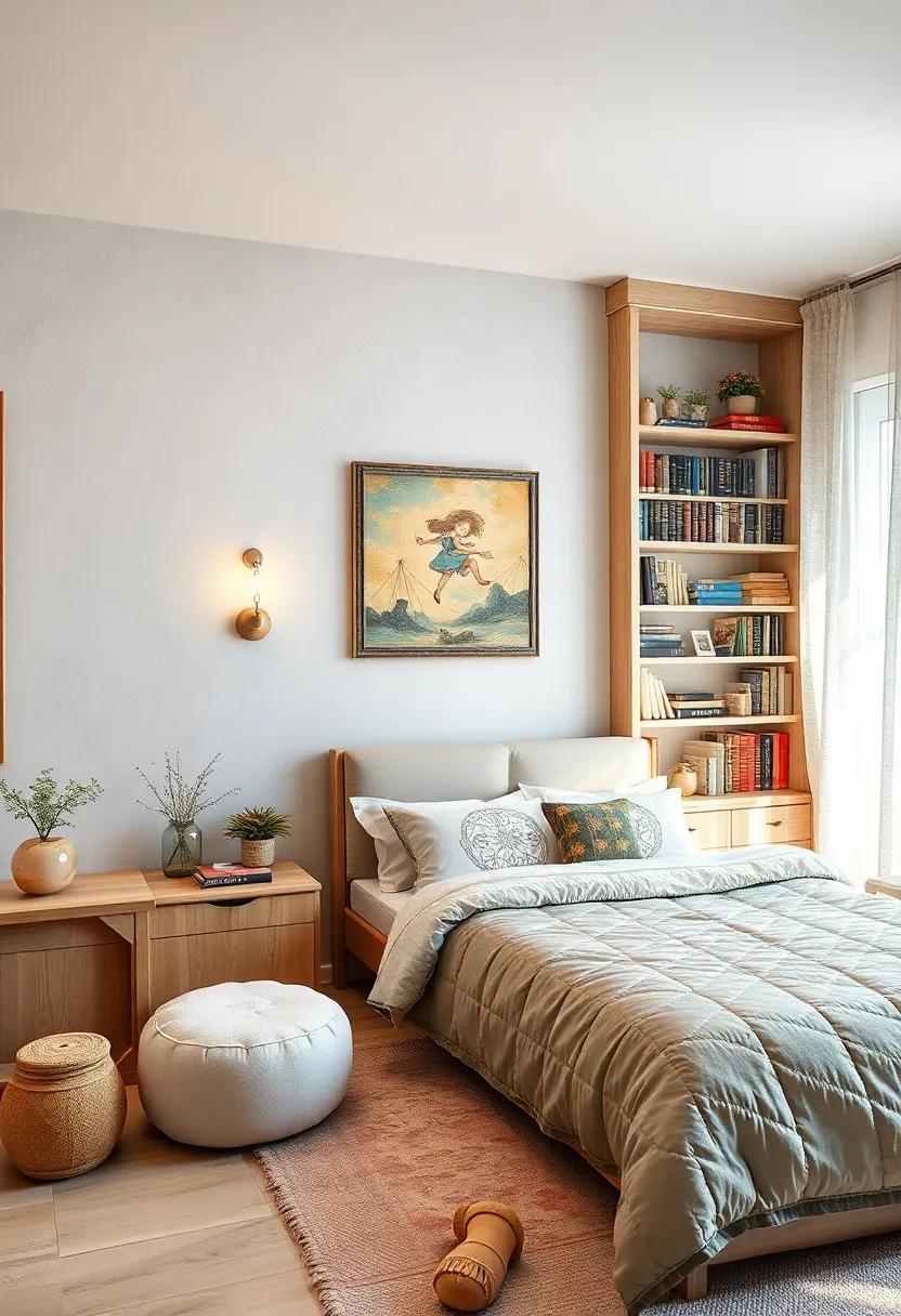 Decorative Bookcases Styled Like Ancient Storybookshelves, Filled with Classic Fairy Tales and Mystical Novels