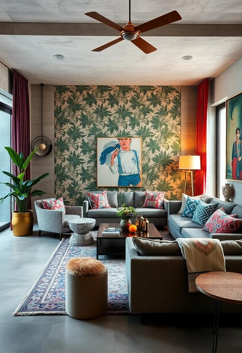 Playing With Scale By Mixing Large Statement Patterns With Tiny Delicate Motifs to Maintain Visual Interest