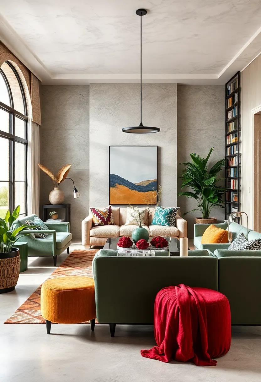 Bringing Texture and Pattern Harmony With Velvet Fabrics in Tonal Print Overlays for Luxurious Depth