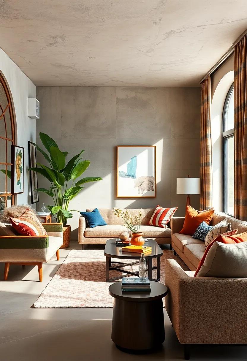 Balancing Busy Patterns With Large Solid Color Blocks to Create Visual Rest and Harmony