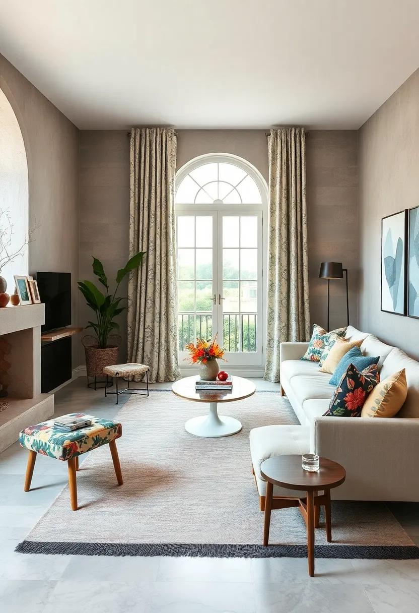 Merging Scandinavian Simplicity With Bold Print Statements Through Clean Lines and Playful Fabrics