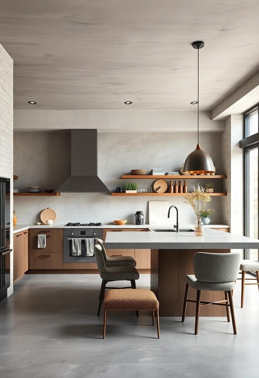 The Contrast of Rough Textures and Smooth Finishes Crafting Unique Sensory Depth in Gourmet Kitchens