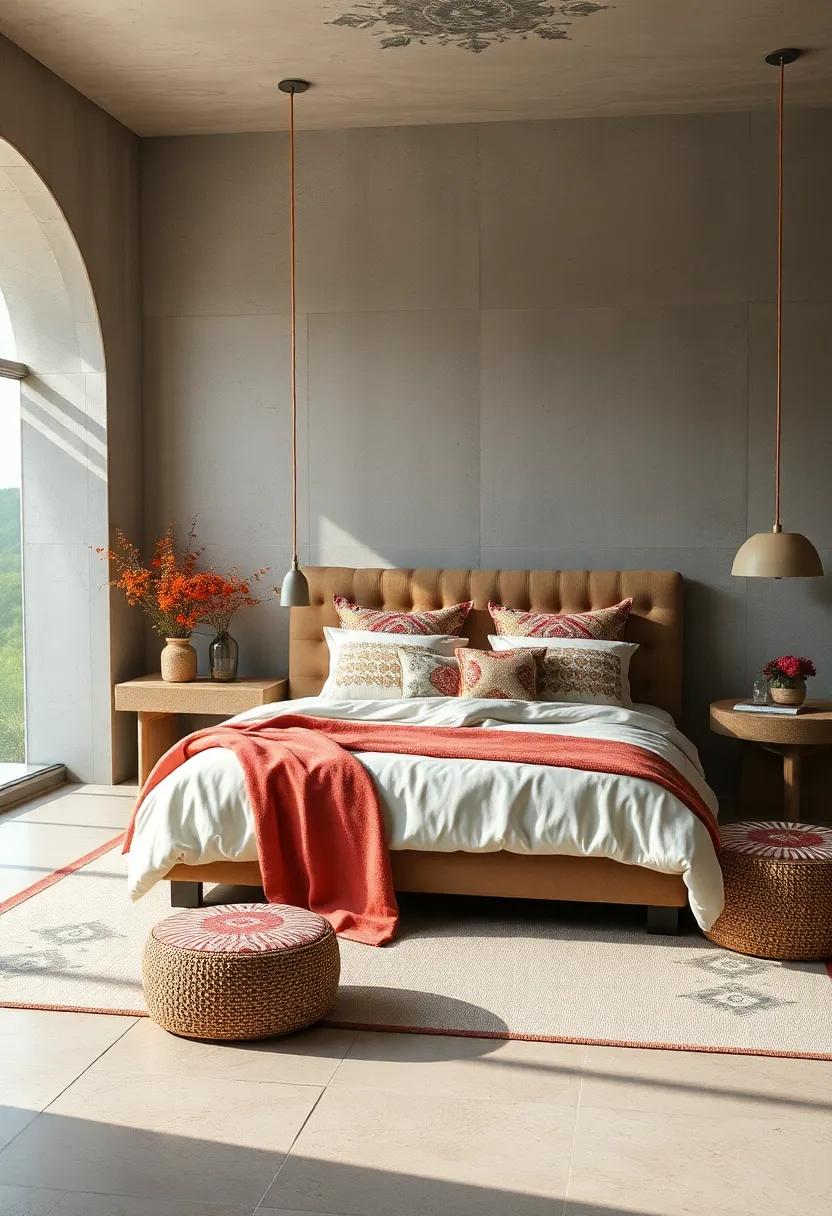 Artisan Crafted Patterned Cushions Bringing Texture and Cultural Storytelling to Bedroom Decor