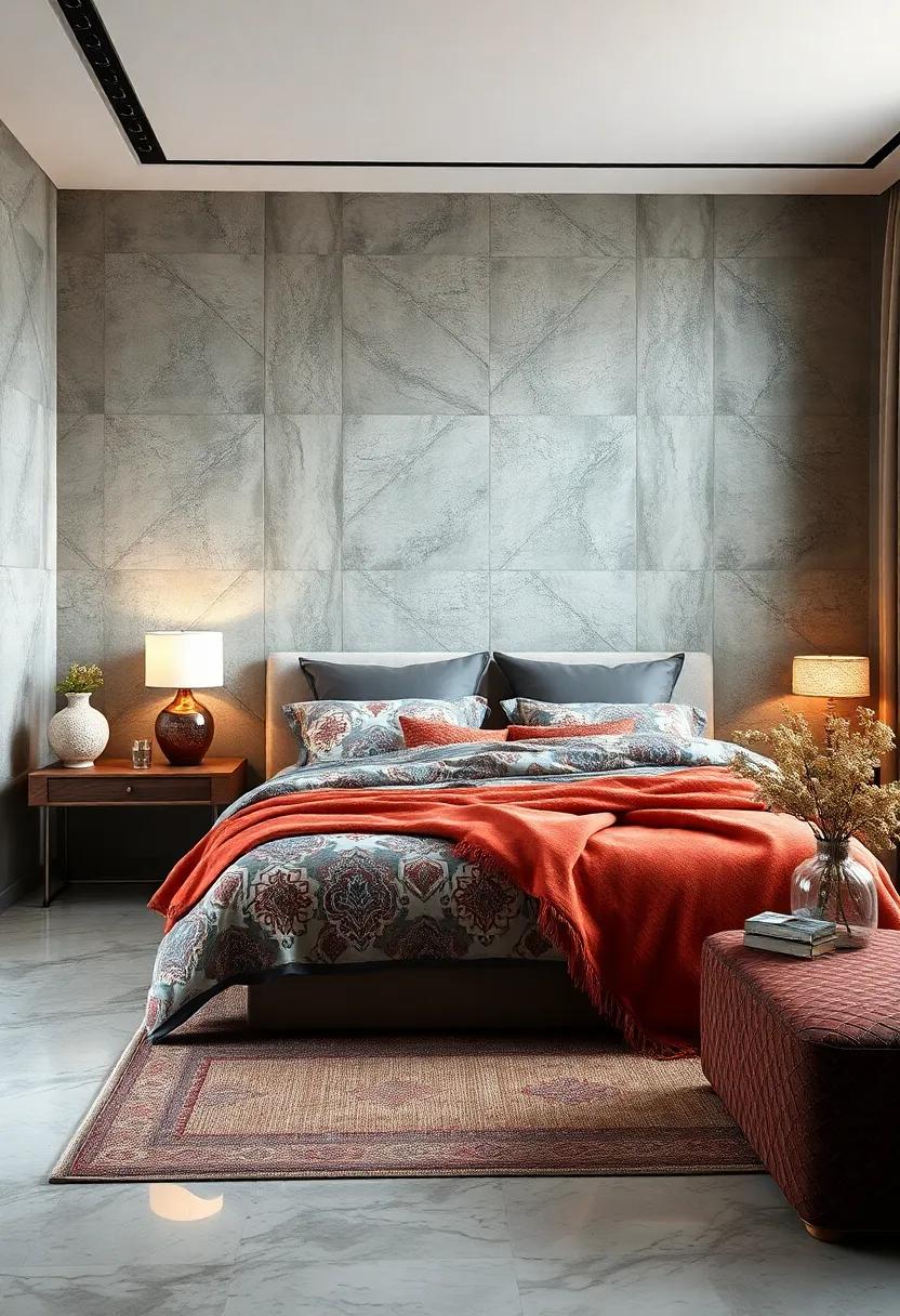 Ceramic Lamps and Accessories Integrating Pattern Motifs to Complement Maximalist Bedroom Design
