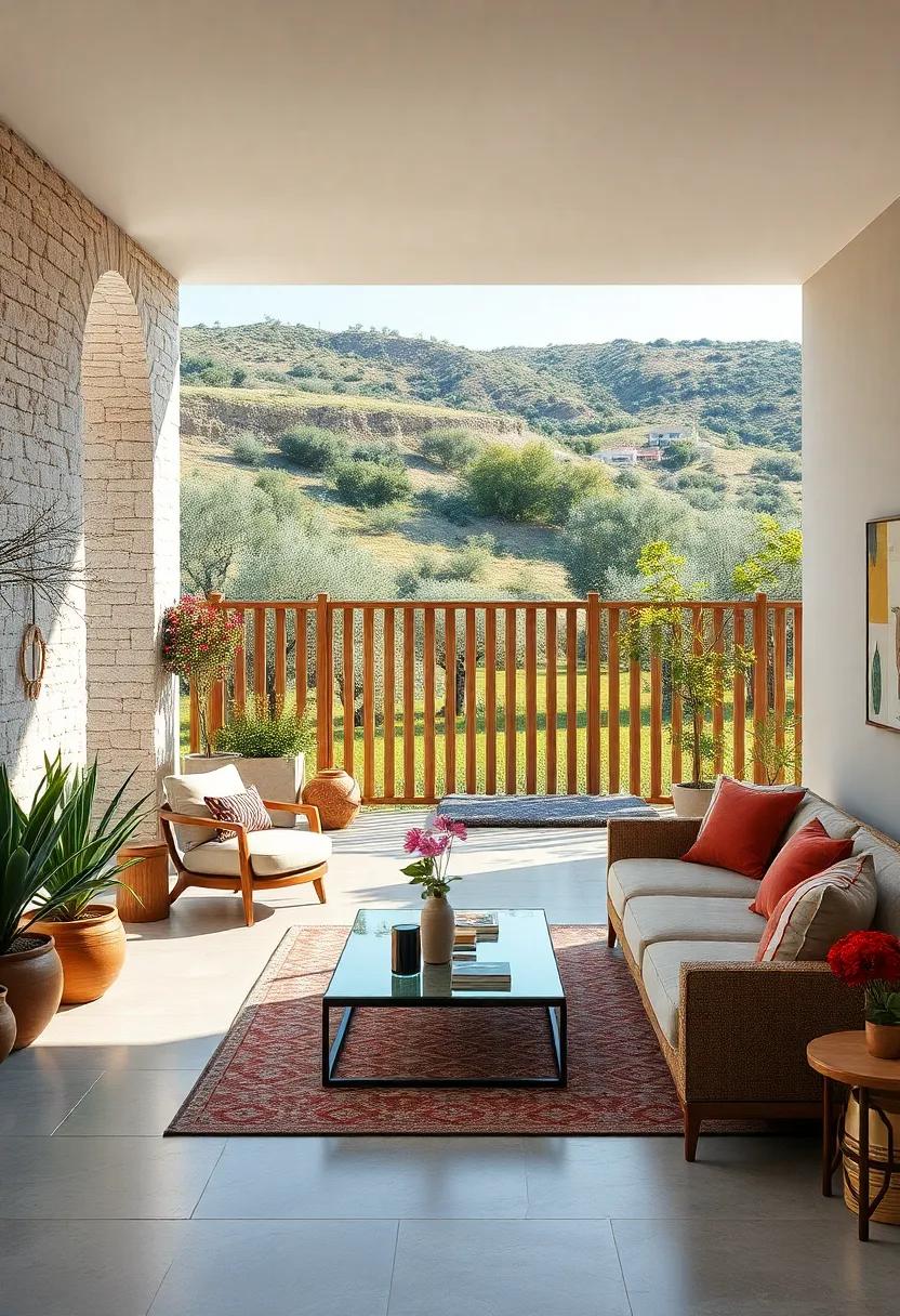 Classic Mediterranean Fence Designs Framed by Olive Groves and Rolling Coastal Hills