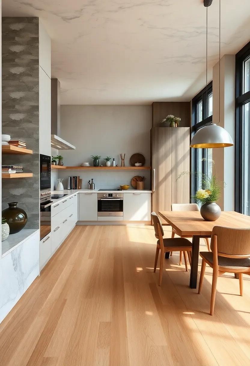 Eco-Friendly Bamboo Flooring Designs Blending Sustainability With Stylish Longevity In Modern Culinary Spaces