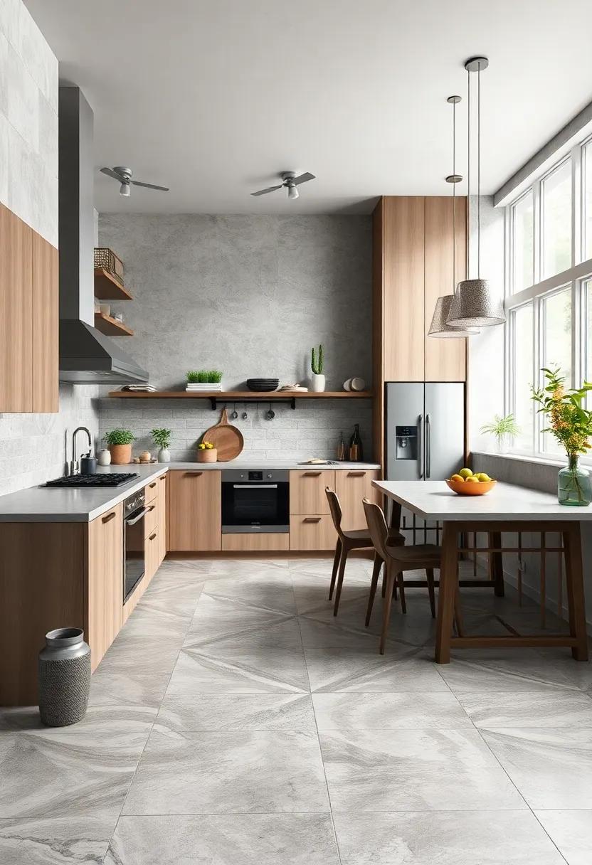 Patterned Cement Tiles Inspired By Global Traditions Adding Unique Cultural Depth To Modern Kitchens