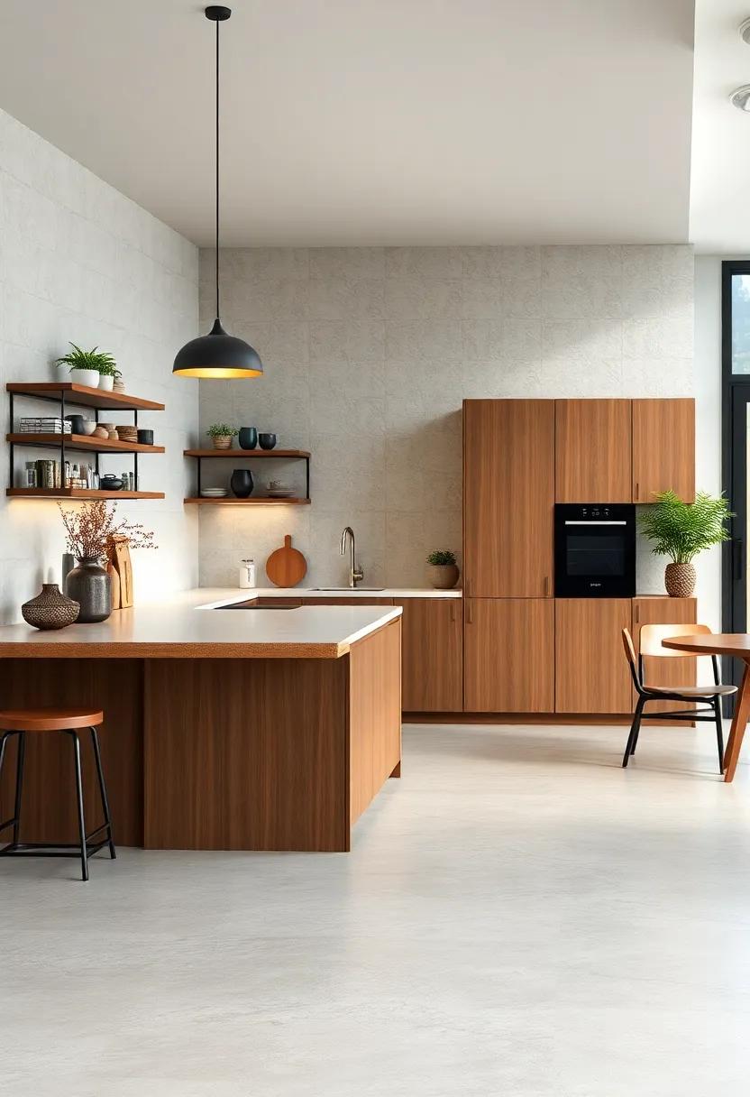 Sleek Polished Concrete Flooring Ideas For Minimalist Kitchens That Radiate Urban Chic And Durability