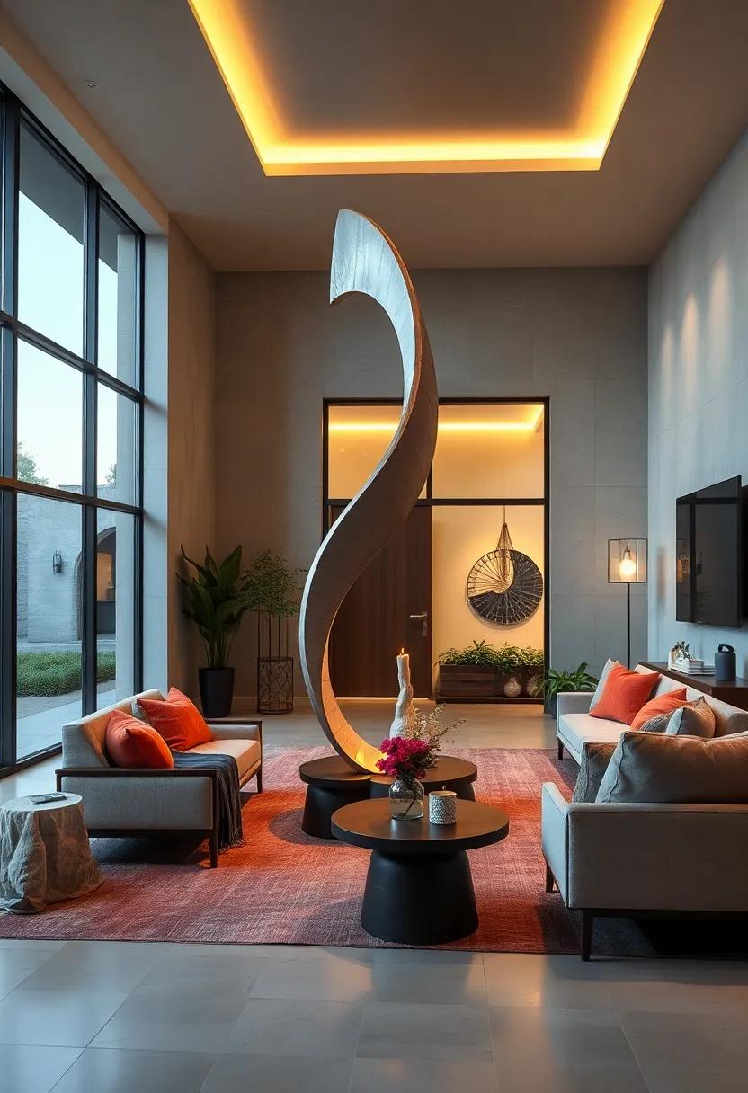 Dynamic Kinetic Sculptures Infusing Energy and Change Into Front Yard Vistas