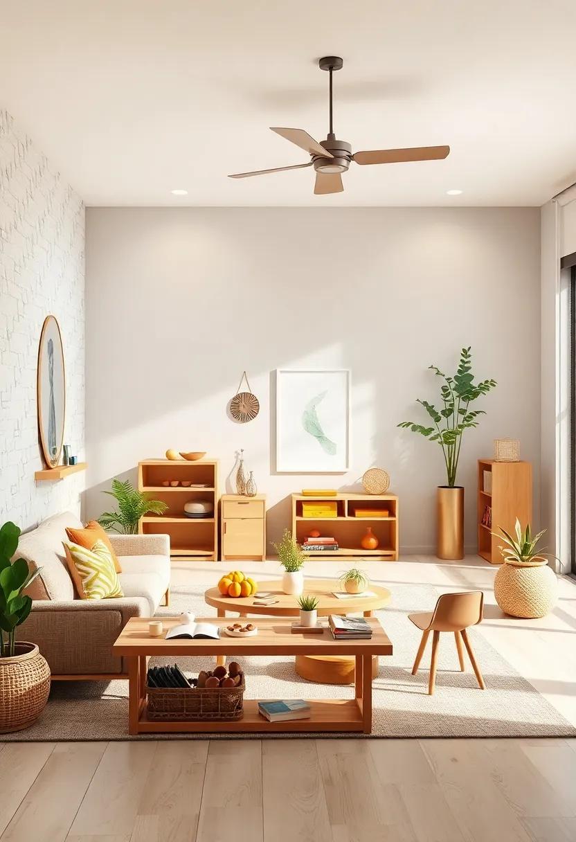 Creating a Calm and Inviting Atmosphere with Soft Lighting and Natural Colors in a Montessori Learning Space