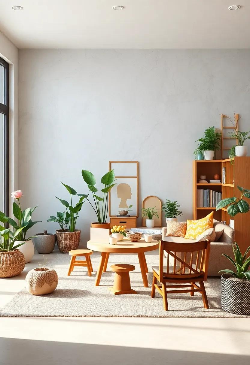 Incorporating Natural Elements Like Plants and Wood to Connect Children with Nature