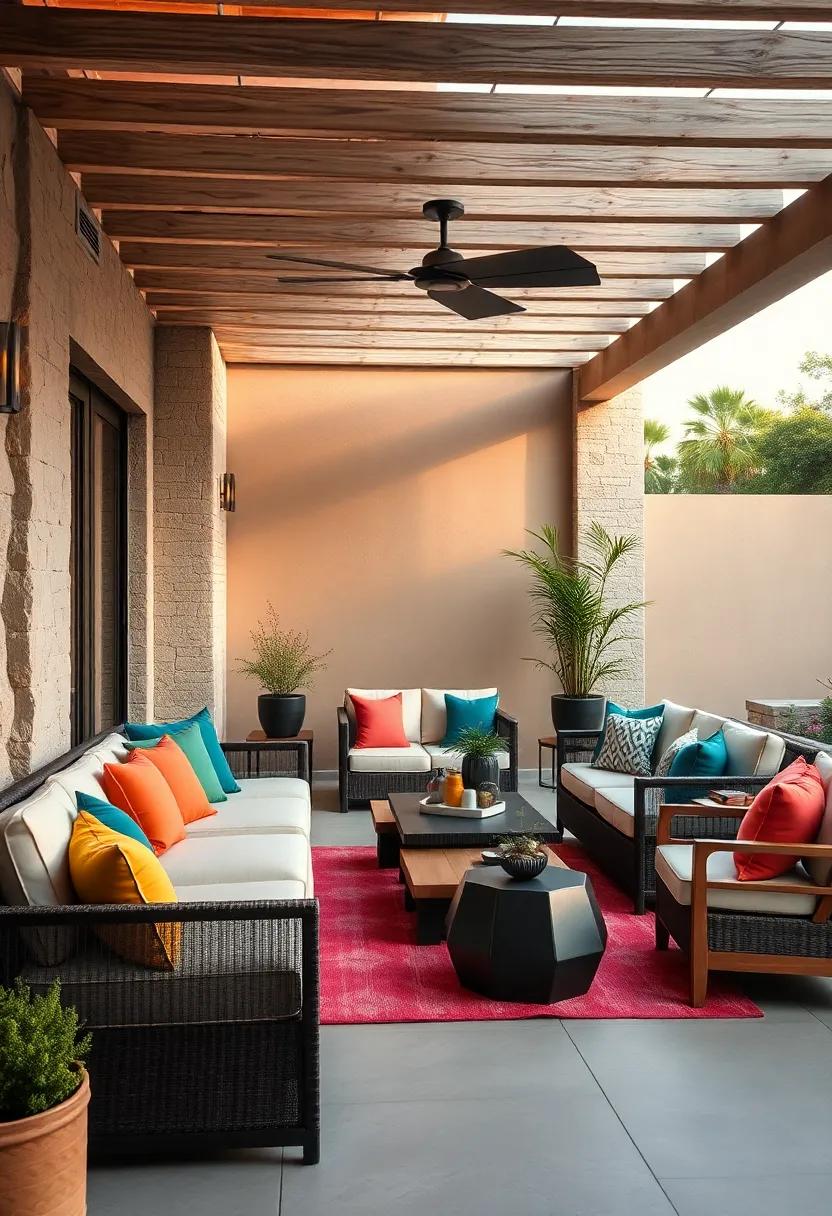 Bold Color Palettes and Smart Storage Innovations Bring a Fresh Vibe to Contemporary Outdoor Lounges