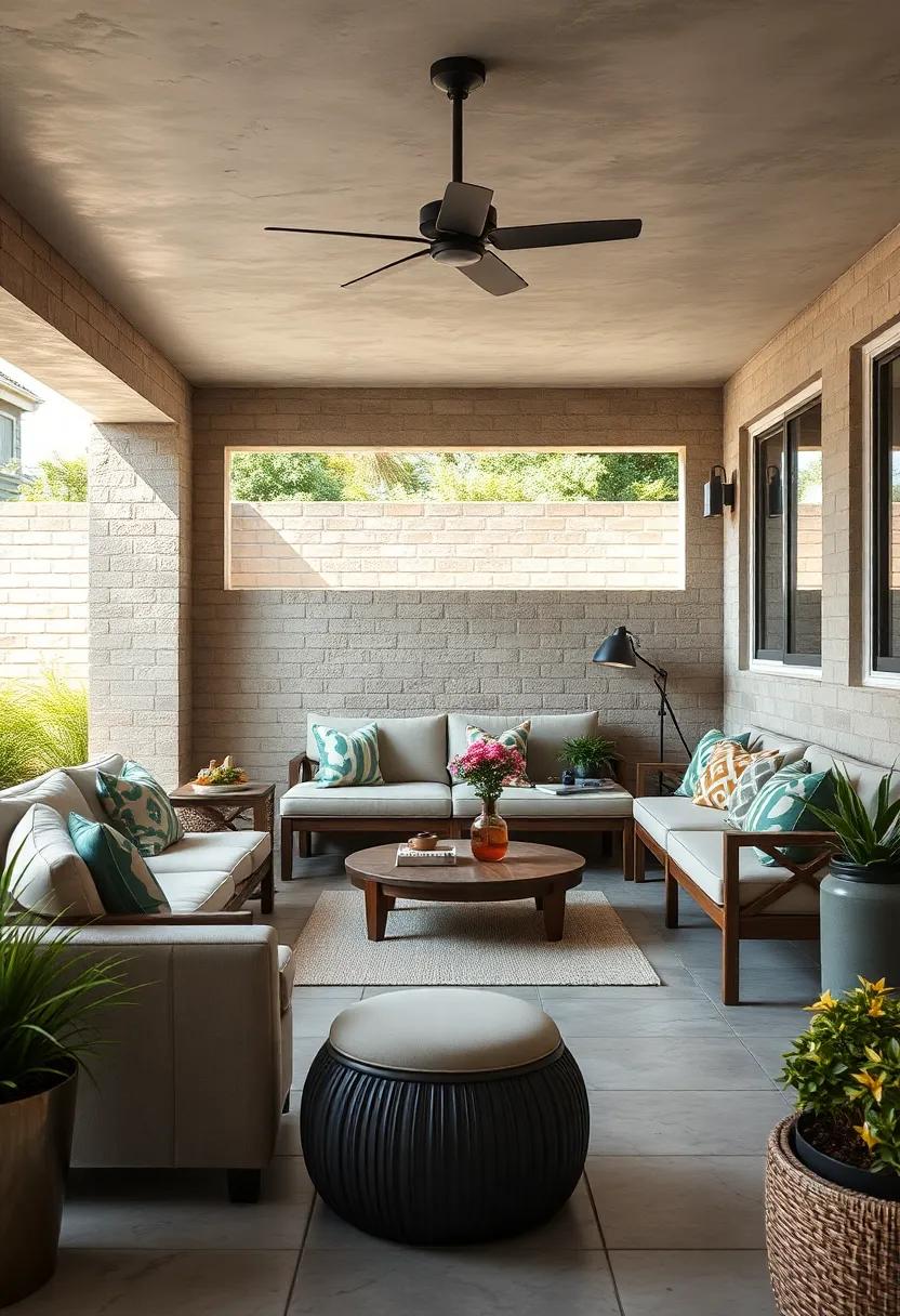 Compact Storage Solutions Integrated Into Sleek Patio Benches Perfect for Small Outdoor Spaces