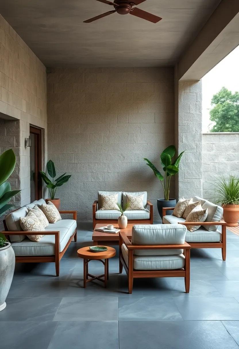 Eco-Friendly Patio Furniture Made From Recycled Materials Offering Hidden Storage for a Greener Space