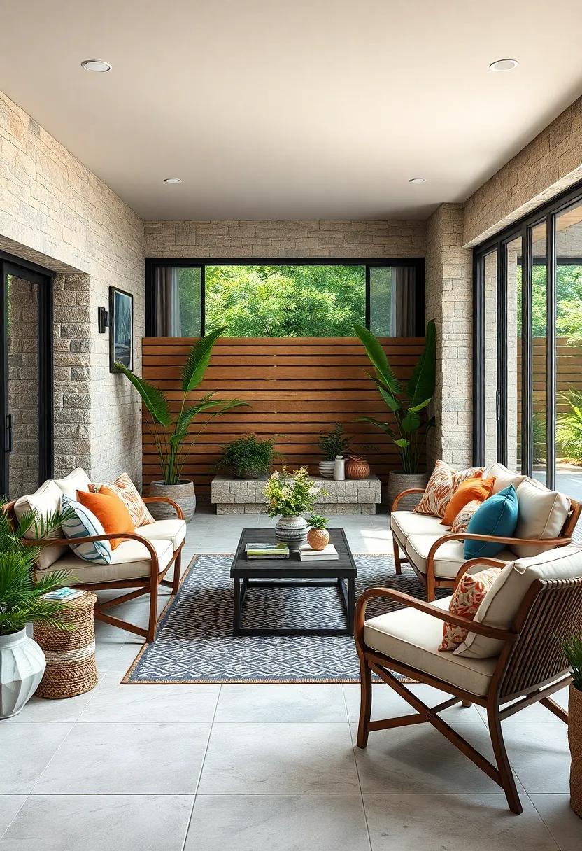 Space-Saving Folding Patio Furniture Designs Concealing Storage for Garden Tools and Accessories