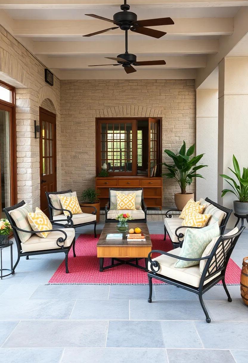 Vintage Inspired Patio Furniture With Secret Storage for a Nostalgic Yet Practical Outdoor Experience