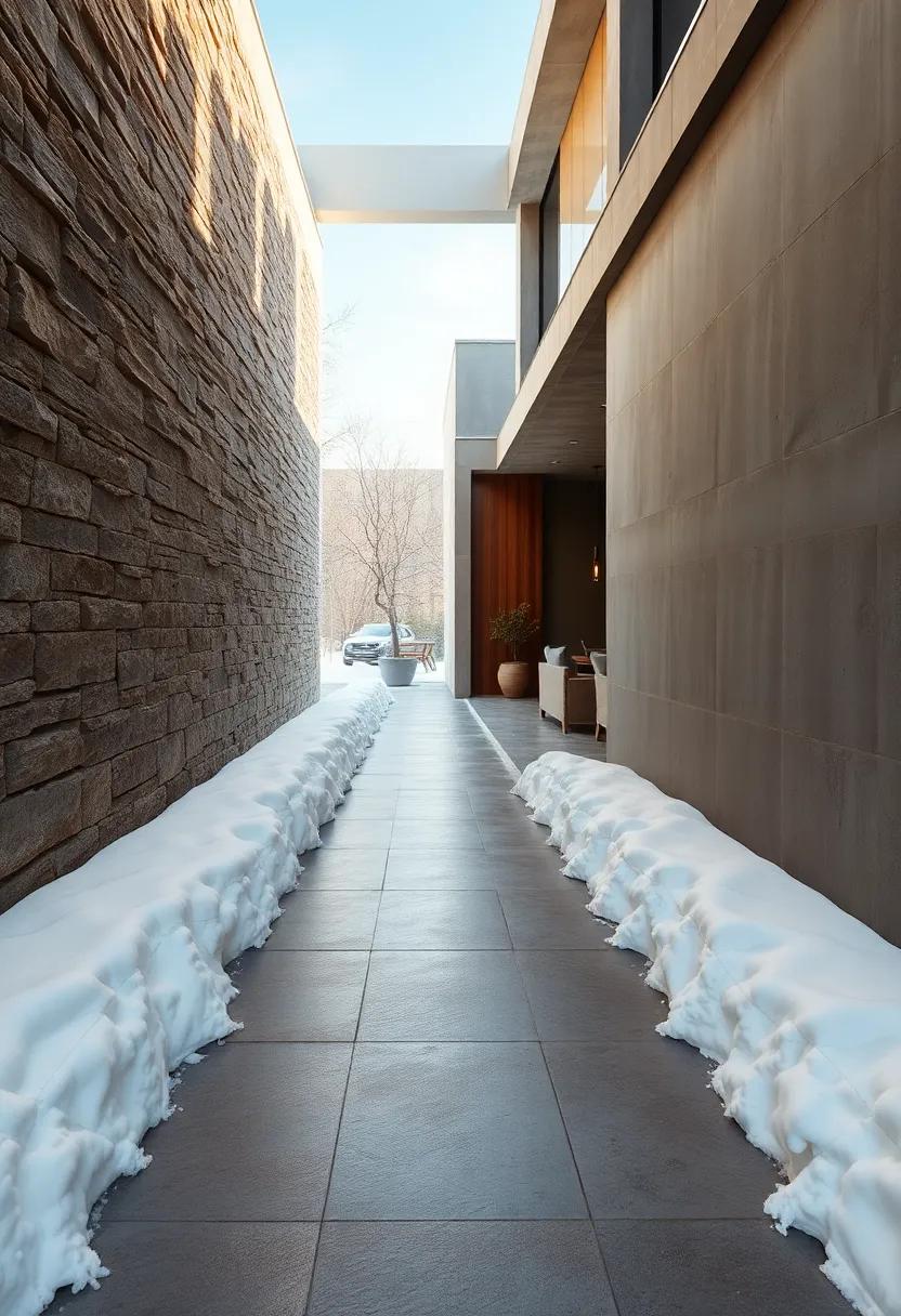 A Dramatic Desert Canyon Path Squeezed Between Majestic Red Rock Walls Under a Cloudy Sky