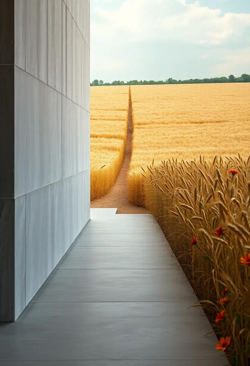 The Dynamic Composition of a Busy Market Alley Cutting Through Various Textures and Tones