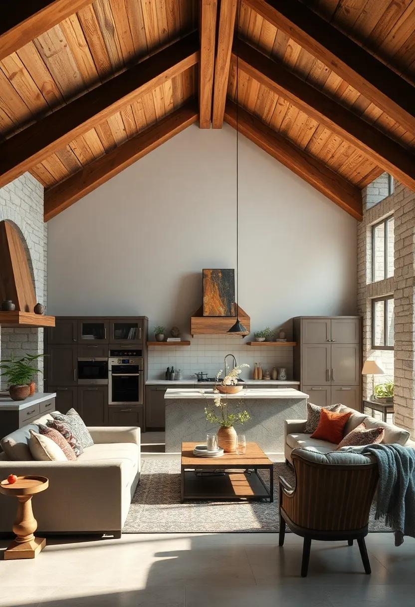 Heavy Beamed Ceilings Drawing The Eye Upward To Celebrate Rustic Architectural Grandeur