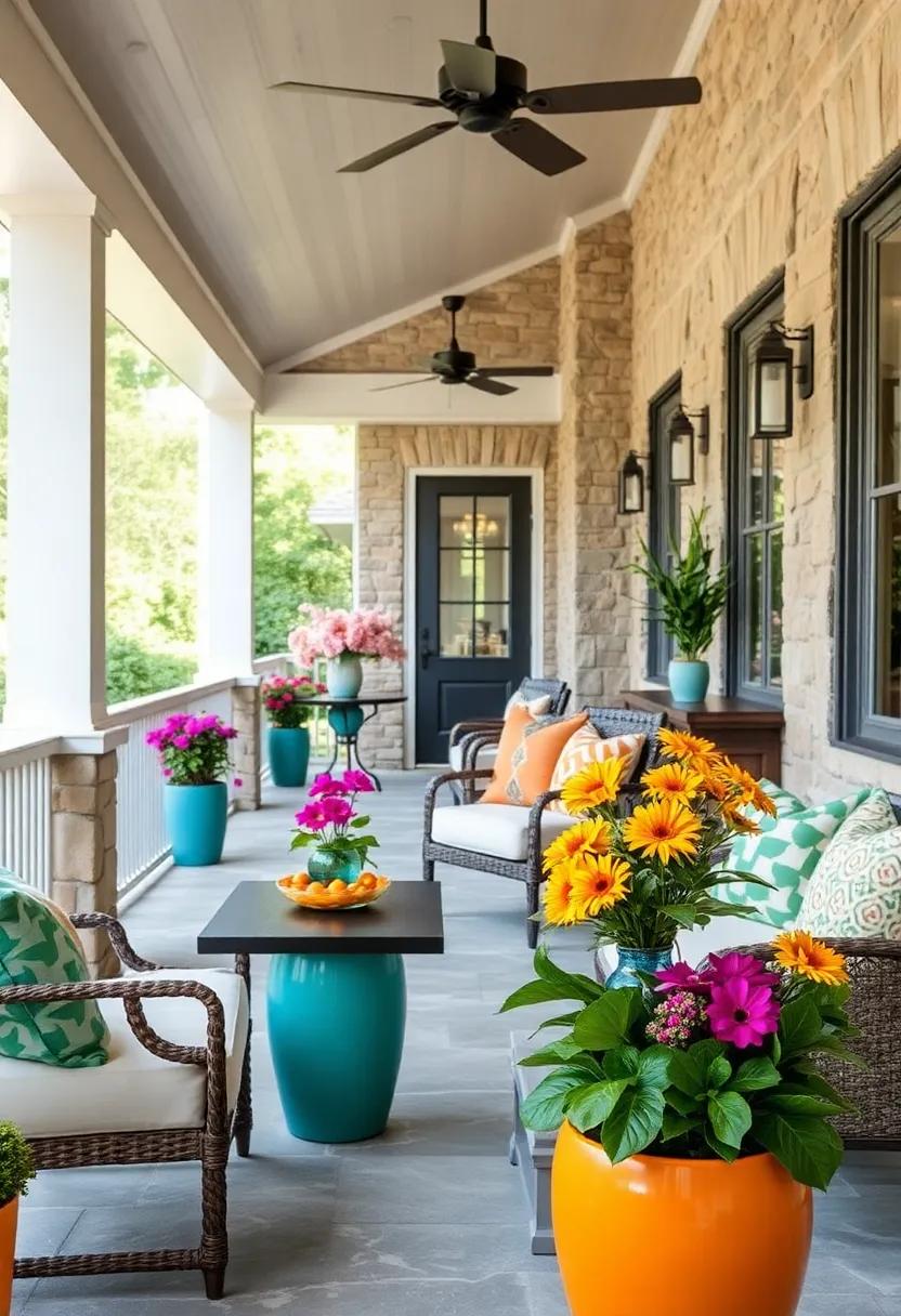 Bold Patterns and Bright Fabrics Creating a Festival of Colors for Outdoor Gatherings