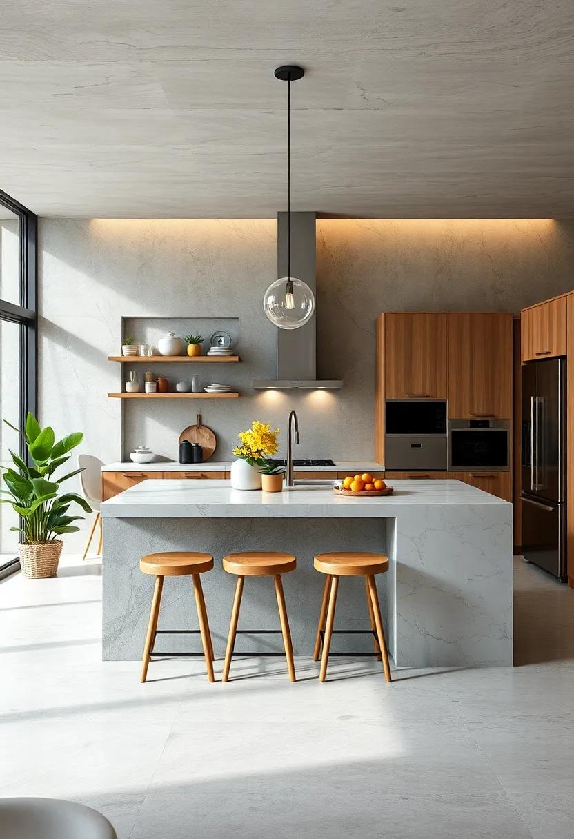 Designing Islands With Open Underneath Space For Stools To Save Room When Not In Use