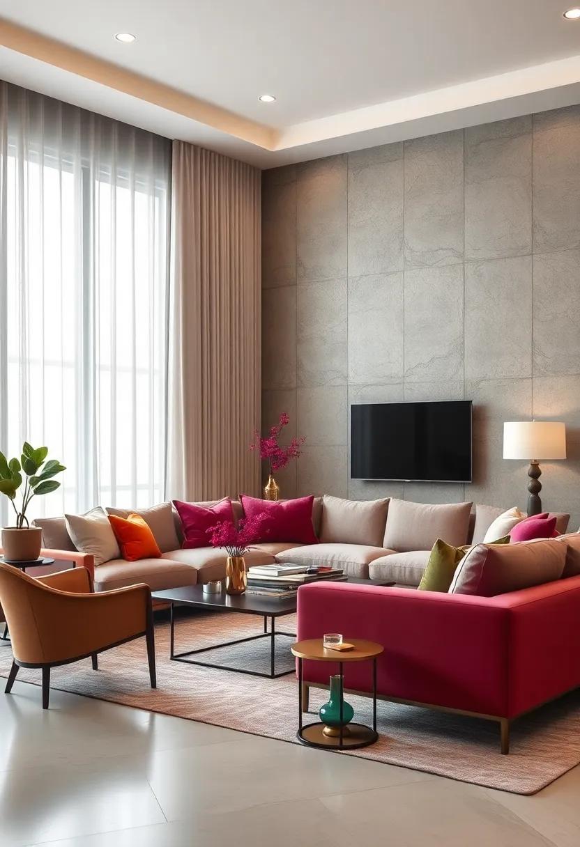 Organic Leaf and Botanical Textured Patterns Infusing Natural Beauty Into Your Living Room