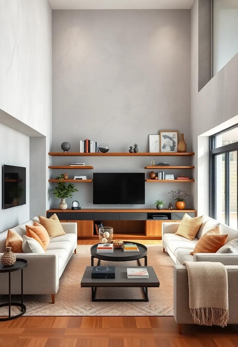 Effortless Elegance: Simple Shelving Ideas for a Clean Living Room Look