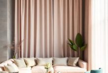 Gentle Hues: Elevate Your Living Room with Soft Pastel Curtains