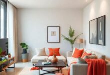 Transform Your Apartment Living Room with Warm and Cozy Textiles