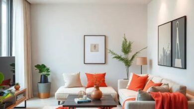 Transform Your Apartment Living Room with Warm and Cozy Textiles