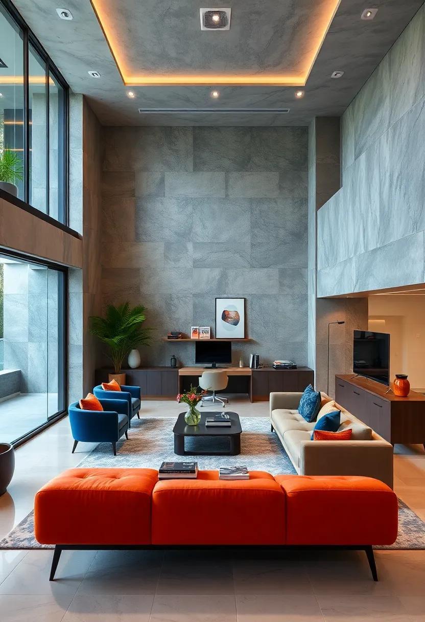 Modern Luxury Home Offices: Embracing Spacious Open Layout Designs