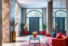Reflective Elegance: Transforming Entryways with Mirrored Walls