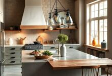 Crafting Warmth: The Timeless Charm of a Rustic Kitchen Island Design