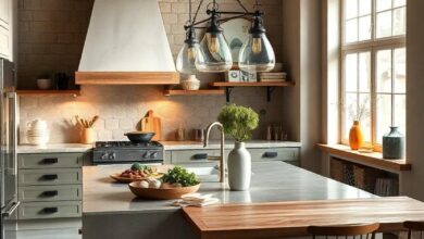 Crafting Warmth: The Timeless Charm of a Rustic Kitchen Island Design