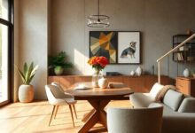 Warm Elegance: Transform Your Dining Space with Timeless Wooden Floors